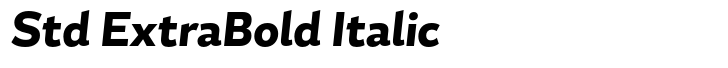 Magallanes Condensed Std ExtraBold Italic