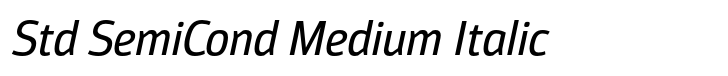Moveo Sans Std SemiCond Medium Italic