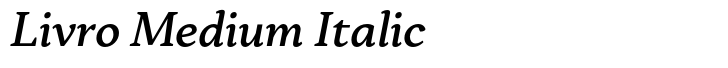 Skema Pro Livro Medium Italic