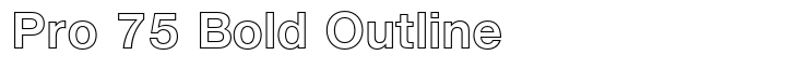 Neue Helvetica Pro 75 Bold Outline