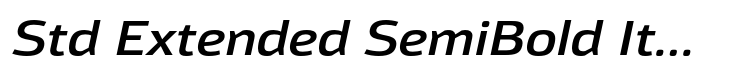 Moveo Sans Std Extended SemiBold Italic
