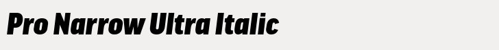 FF Good Headline Pro Narrow Ultra Italic