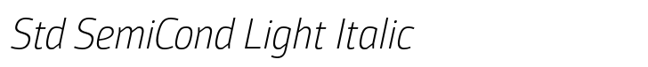 Moveo Sans Std SemiCond Light Italic