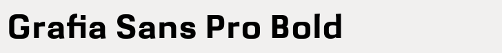 Grafia Sans 1 Pro Grafia Sans Pro Bold