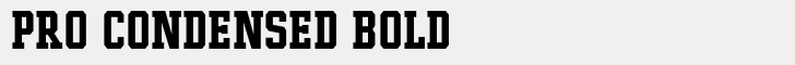 Player Pro Condensed Bold