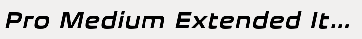 Quantis Sans Pro Medium Extended Italic