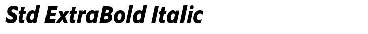 EquipCondensed Std ExtraBold Italic
