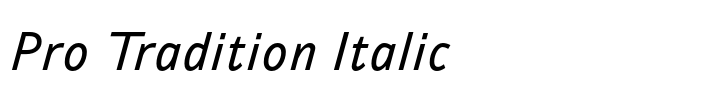 Ambiguity Pro Tradition Italic