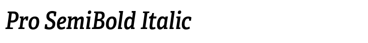 Adelle Condensed Pro SemiBold Italic