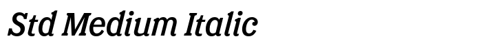 Eponymous Std Medium Italic
