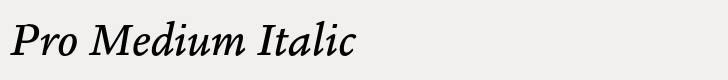 ITC Legacy Square Serif Pro Medium Italic