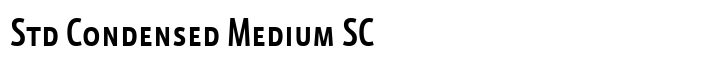 FF Eureka Sans Std Condensed Medium SC