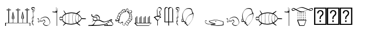 P22 Hieroglyphic Hieroglyphic Decorative