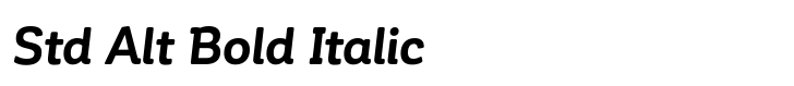 Corporative Soft Std Alt Bold Italic