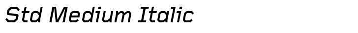 Foundry Gridnik Std Medium Italic