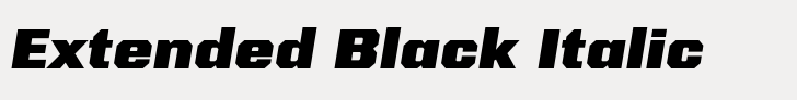 Kairos Sans Extended Black Italic