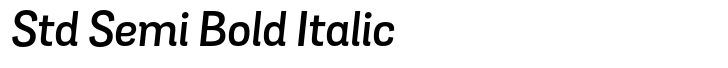 Grota Sans Std Semi Bold Italic