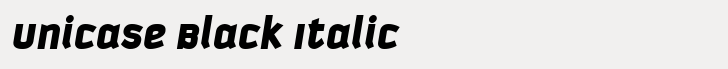 Kautiva Unicase Black Italic