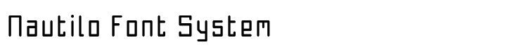 Nautilo Font System
