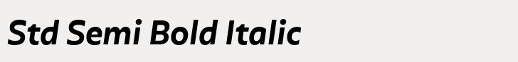 Olivetta Std Semi Bold Italic