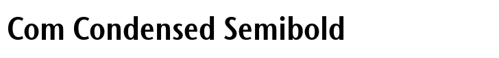 ITC Stone Sans II Com Condensed Semibold