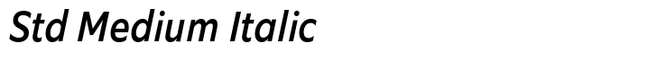 EquipCondensed Std Medium Italic