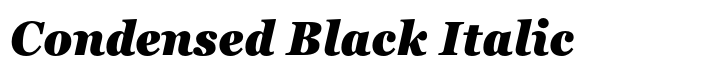 Georgia Pro Condensed Black Italic