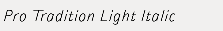 Ambiguity Pro Tradition Light Italic