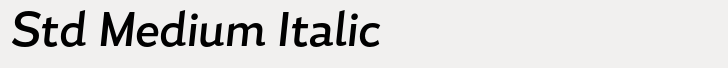 Magallanes Condensed Std Medium Italic