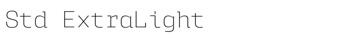 User Upright Std ExtraLight