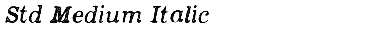 Appareo Std Medium Italic
