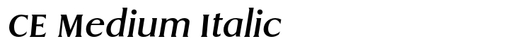 EF Dragon CE Medium Italic