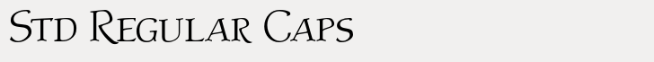 Atlantic Serif Std Regular Caps