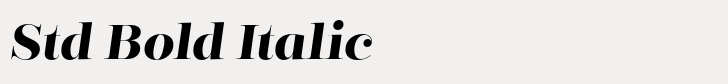 Encorpada Classic Std Bold Italic
