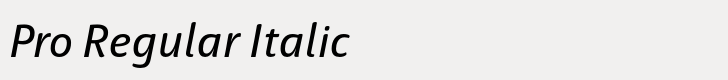 Haptic Pro Pro Regular Italic