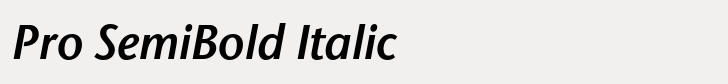 ITC Stone Sans Pro SemiBold Italic