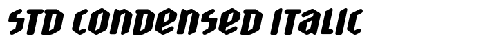 Scrotnig Std Condensed Italic