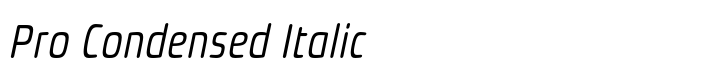 Quantis Soft Pro Condensed Italic