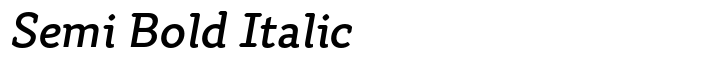 Quiza Pro Semi Bold Italic