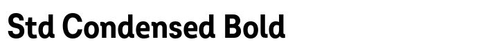 Intro Std Condensed Bold