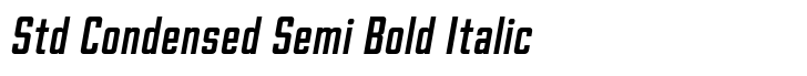 Goodland Std Condensed Semi Bold Italic
