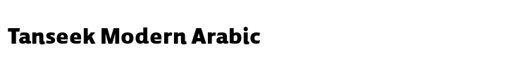 Tanseek Modern Arabic