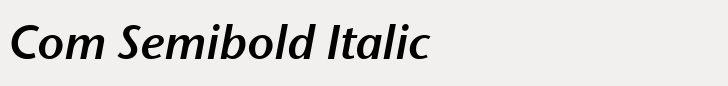 ITC Stone Sans II Com Semibold Italic