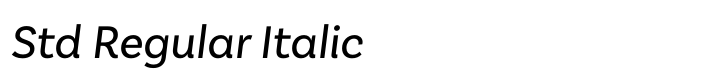 Basic Sans Std Regular Italic