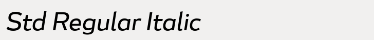 Blanc Std Regular Italic