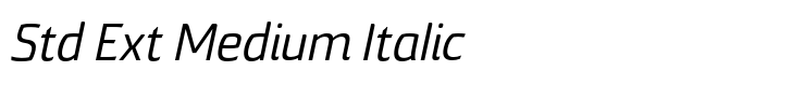 Torcao Std Ext Medium Italic