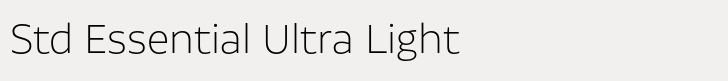 Aalto Sans Std Essential Ultra Light