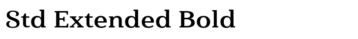 Haboro Serif Std Extended Bold