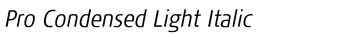 FF Signa Round Pro Condensed Light Italic