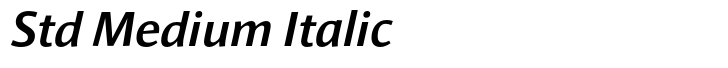 Impara Std Medium Italic